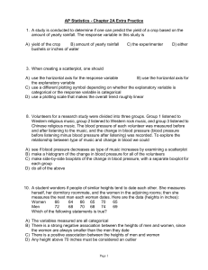 review multiply choice